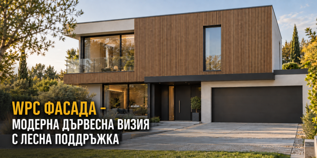WPC фасада – модерна дървесна визия с лесна поддръжка