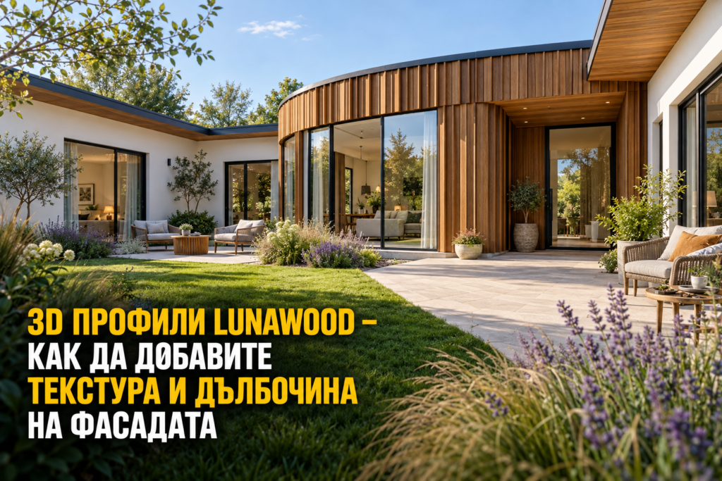 3D профили Lunawood – как да добавите текстура и дълбочина на фасадата